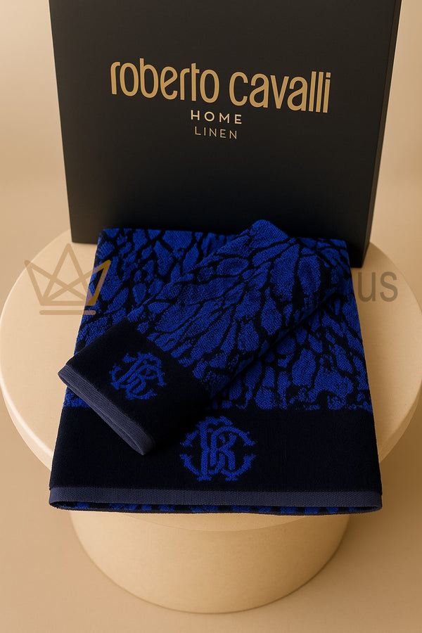 Ręczniki 2 sztuki Lustrzana Zebra Roberto Cavalli