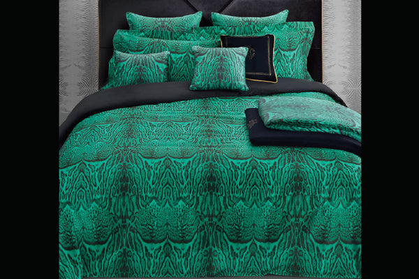 Sada povlaků na přikrývku Ocelot Emerald Roberto Cavalli