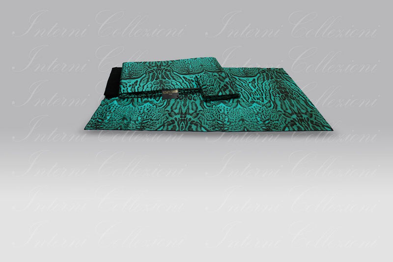 Completo Copripiumino Ocelot emerald Roberto Cavalli