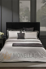 Σετ Κουβερλί DIAMOND ΔΙΠΛΟ ΕΚΡΟΥ/ΜΑΥΡΟ STRASS Philipp Plein