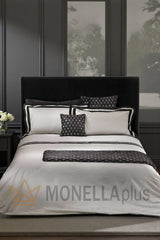 Completo Lenzuola DIAMOND DOUBL IVORY/ΜΑΥΡΟ STRASS Philipp Plein