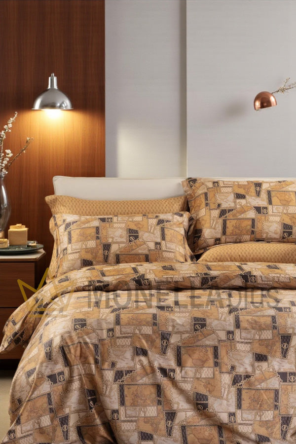 Completo Copripiumino Matrimoniale Geo Chain Alviero Martini