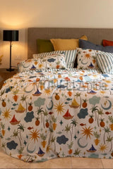 Conjunto de Capa de Edredão Finisterrae Tessitura Toscana