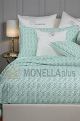 غطاء سرير فترة أزرق مزدوج بلومارين