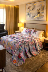 Steppbettüberwurf May Flowers Mirabello