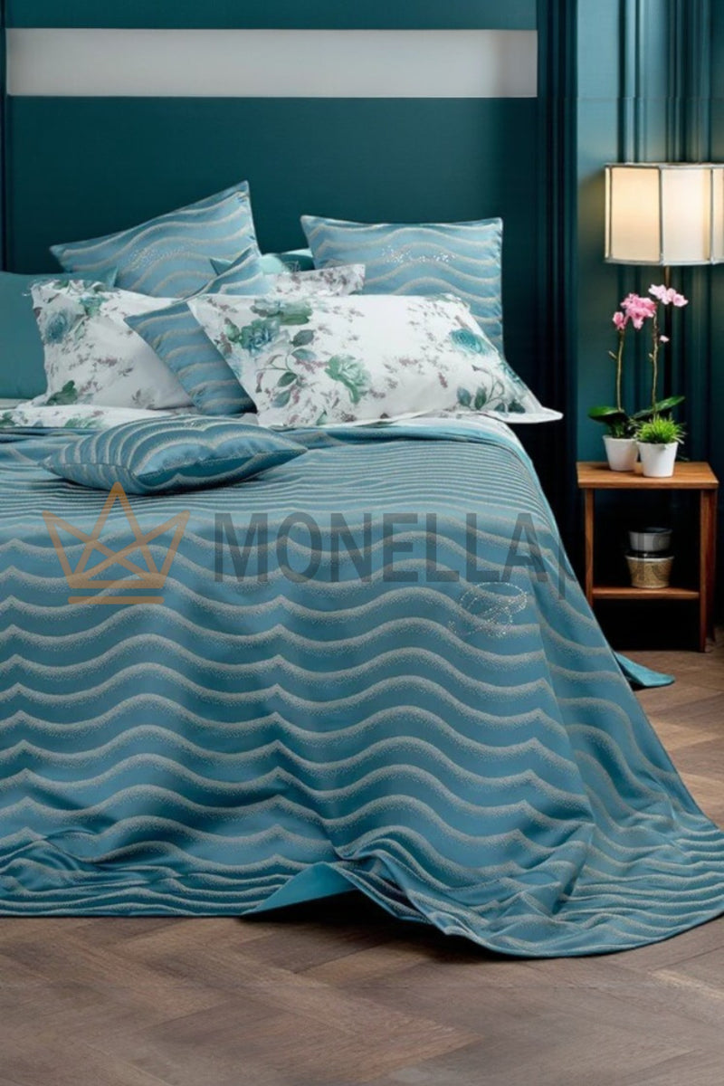 غطاء سرير أملس ياسمين مزدوج بلومارين