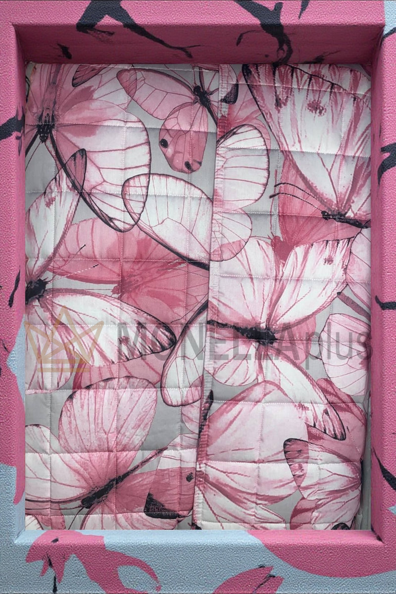 Edredão acolchoado casal Olhos Azuis Blumarine