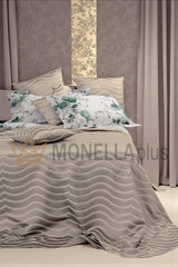 غطاء سرير أملس ياسمين مزدوج بلومارين