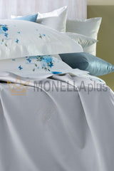 Cubrecama liso Note Azul Blumarine