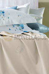 Cubrecama liso Note Azul Blumarine