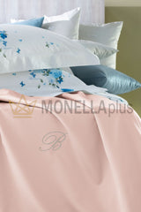 Cubrecama liso Note Azul Blumarine