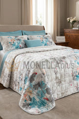 Cobre-cama acolchoado casal Ciclamino Blumarine