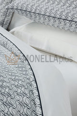 طقم ملايات كامل فترة أزرق مزدوج بلومارين