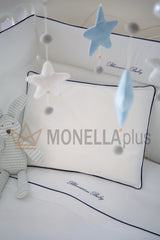 Baby Blue Blumarine Crib Duvet Cover