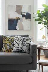 Almofada decorativa FLOWERS TIGRESSE 40x40 seda Roberto Cavalli