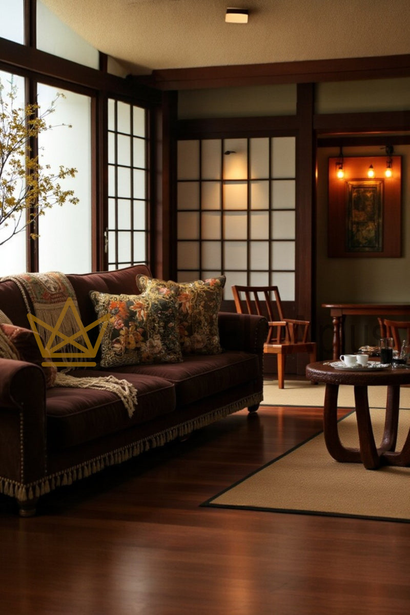 Almofada Frame Flowers 40x40 Seda Roberto Cavalli