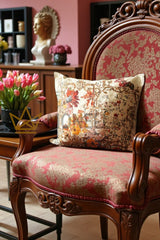 Polštář Frame Flowers 60x60 Raso Roberto Cavalli