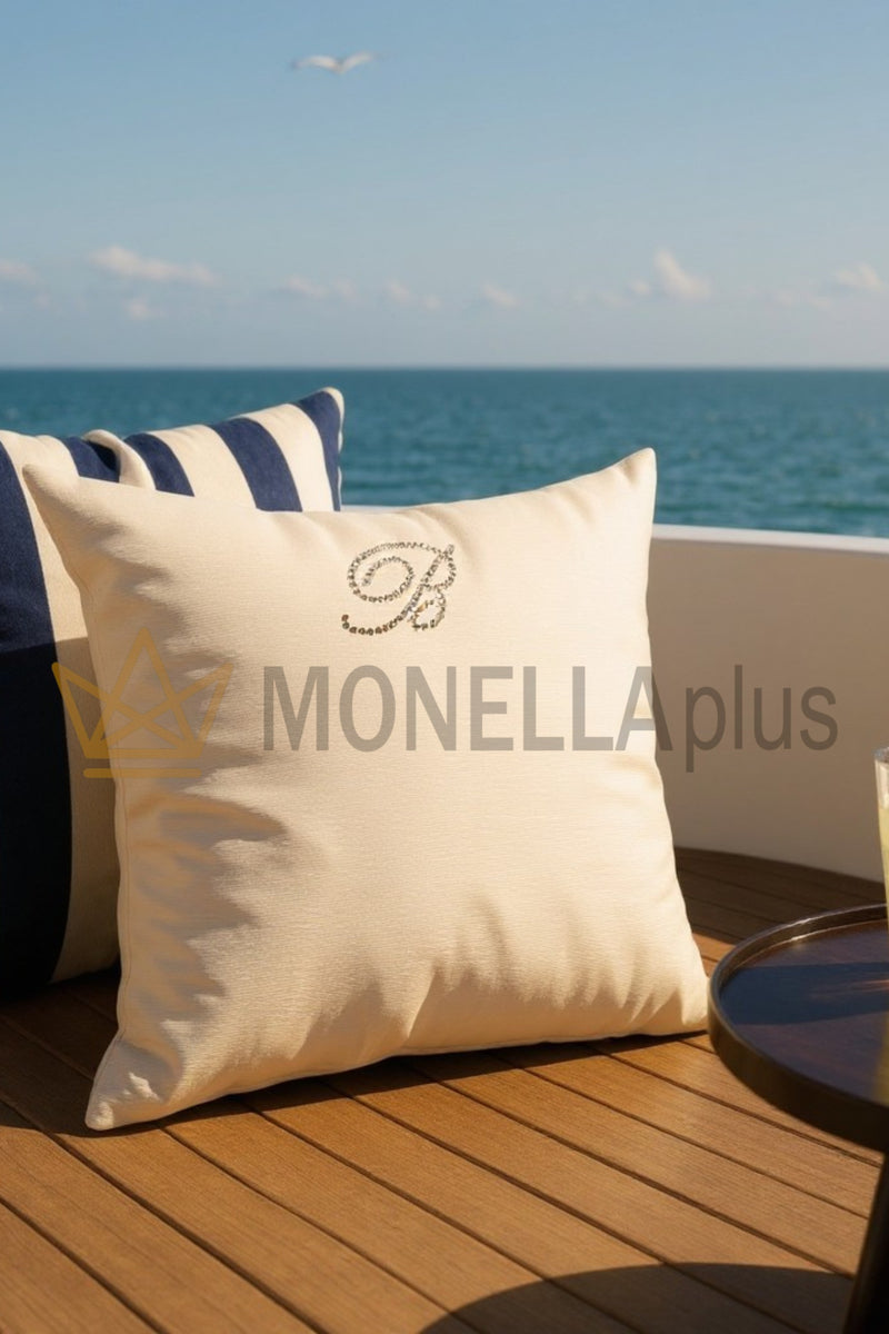 Almofada Note Azul 42x42 Blumarine