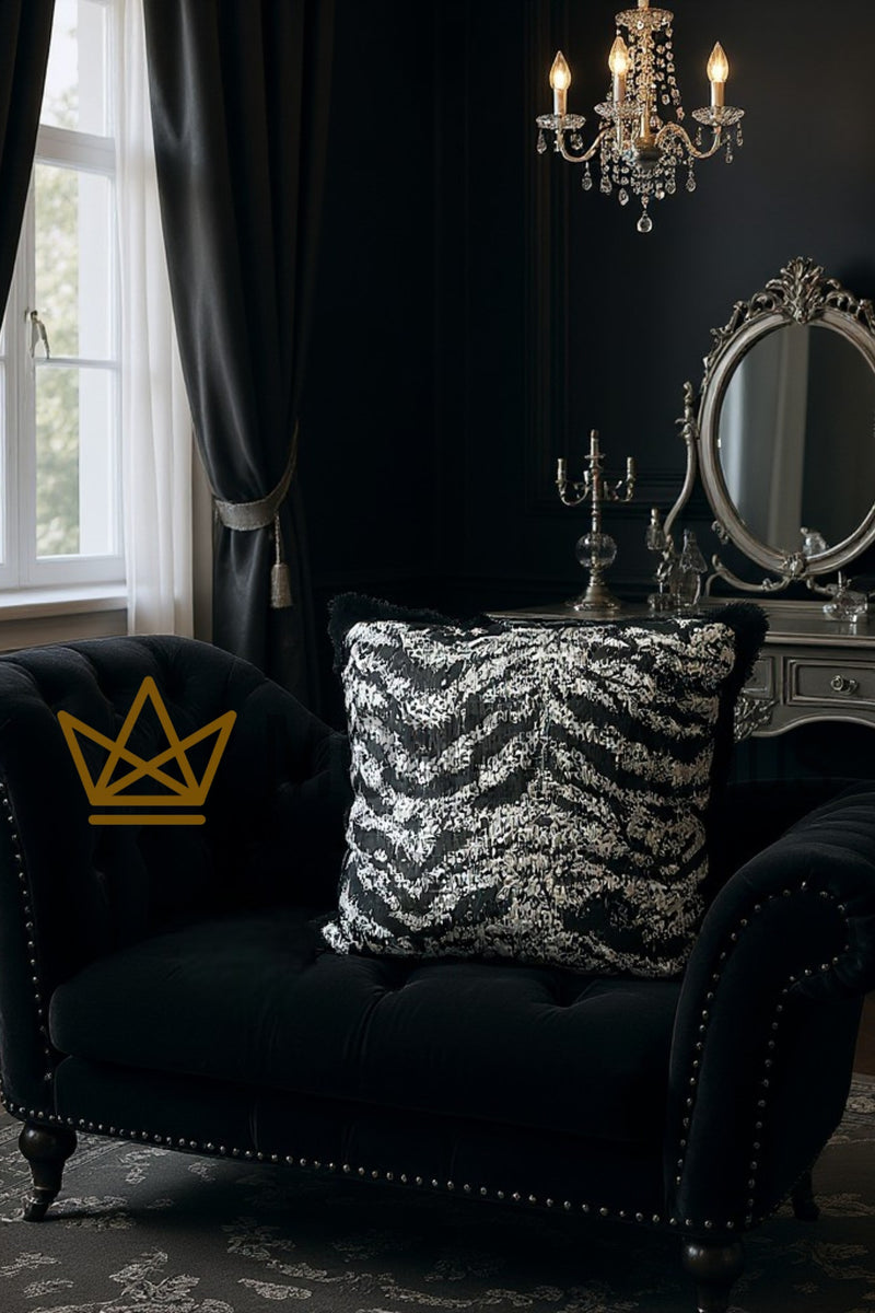 Almofada Tiger em jacquard 60x60 Roberto Cavalli