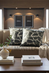 Dekokissen Giraffe 40x40 Seide Roberto Cavalli