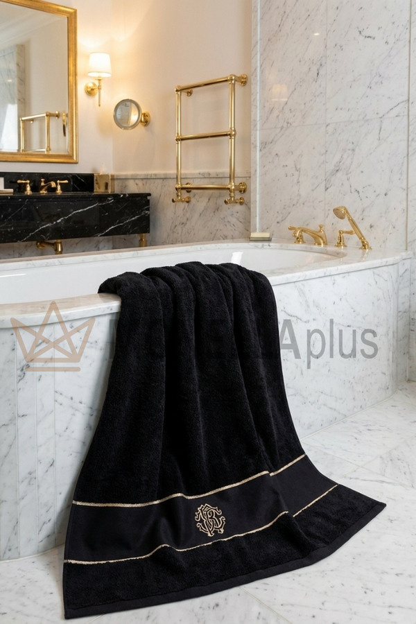 NEW GOLD Towel Roberto Cavalli