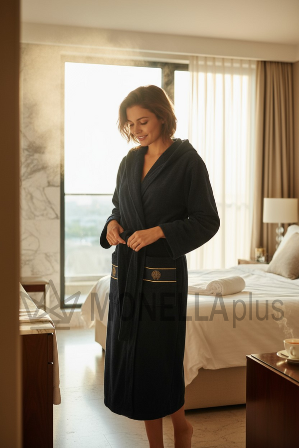 Халат с капюшоном Gold New