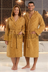 Roupão com capuz Greyhound Monograma Trussardi