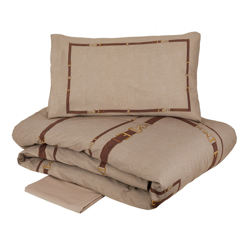 C. Belt Satin DUVET COVER Borbonese