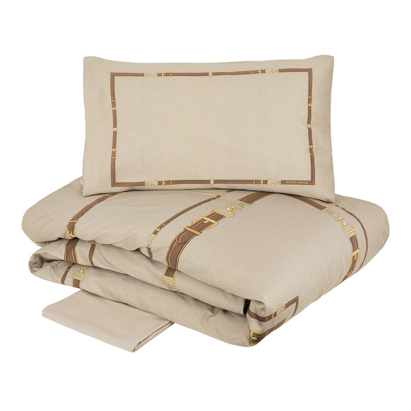 C. Belt Satin DUVET COVER Borbonese