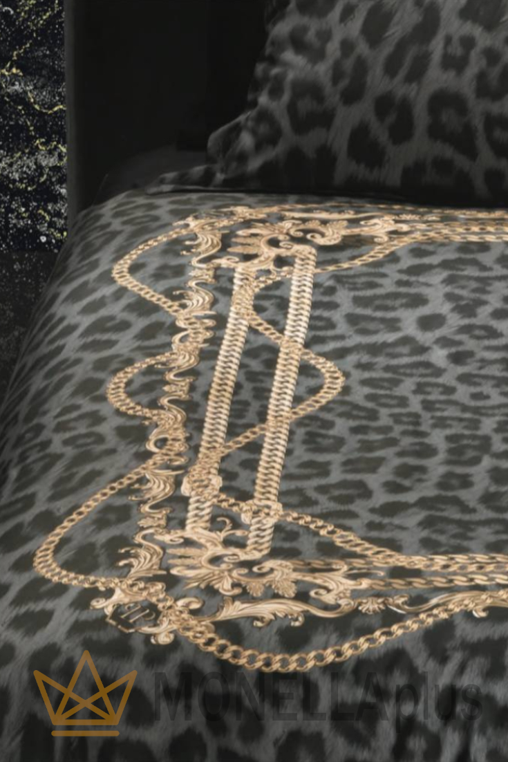 Complete Duvet Cover LEOPARD CHAIN Philipp Plein