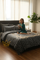Complete Duvet Cover LEOPARD CHAIN Philipp Plein