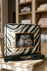 Copriletto mirror zebra Roberto Cavalli