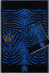 2 Pieces Mirror Zebra Towels Roberto Cavalli