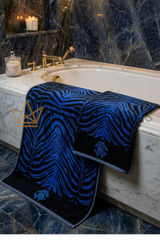 2 Pieces Mirror Zebra Towels Roberto Cavalli