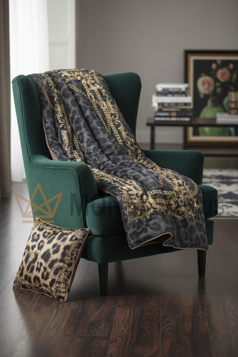 Corrente Leopardo Xadrez Philipp Plein