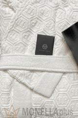 Roupão com Capuz Hexagon Philipp Plein