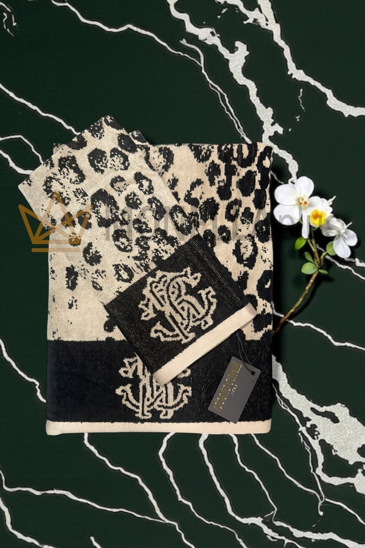 Σετ πετσέτες GIAGUARO 1+1 Roberto Cavalli