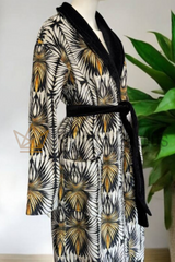 Župan s šálovým límcem Ray of gold Roberto Cavalli