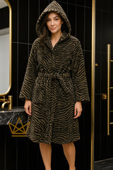 Μπουρνούζι με Κουκούλα MIRROR ZEBRA ROBERTO CAVALLI