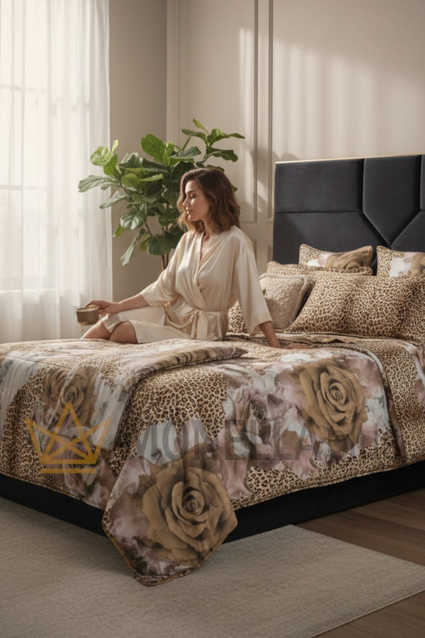 Комплект пододеяльника Rose Leopard ROBERTO CAVALLI