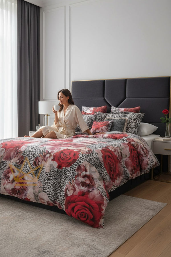 Комплект пододеяльника Rose Leopard ROBERTO CAVALLI