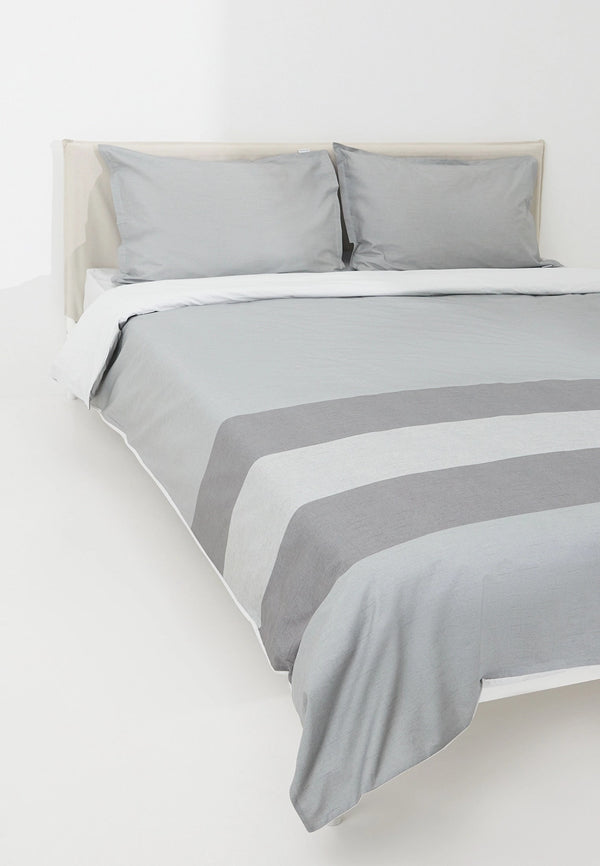 Rows Double Duvet Cover Set <tc>Trussardi</tc>