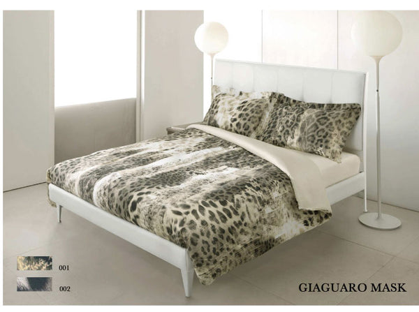 Jaguar Mask Corners Duvet Cover