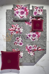Bouquet Leopard Roberto Cavalli sheet set complete