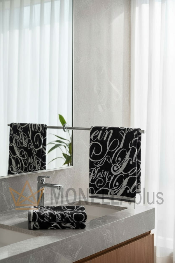 Zestaw 2 sztuk ręczników Script Philipp Plein