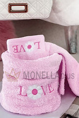 Set 4 lavette e cestino Daisy & Love Camomilla