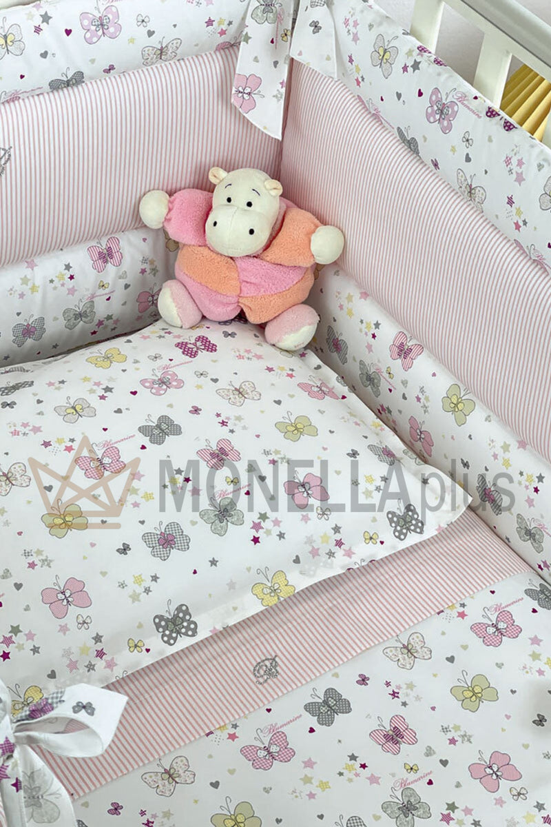 Crib Duvet Cover Set Butterflies Blumarine
