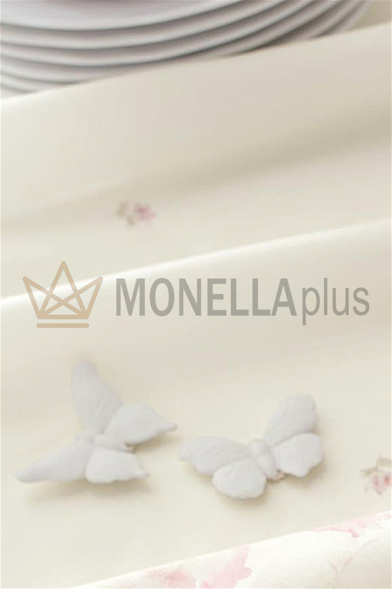 Conjunto de 4 guardanapos em linho cor lisa Blumarine