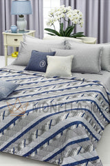 Conjunto de capa de edredão Spring Patch Trussardi