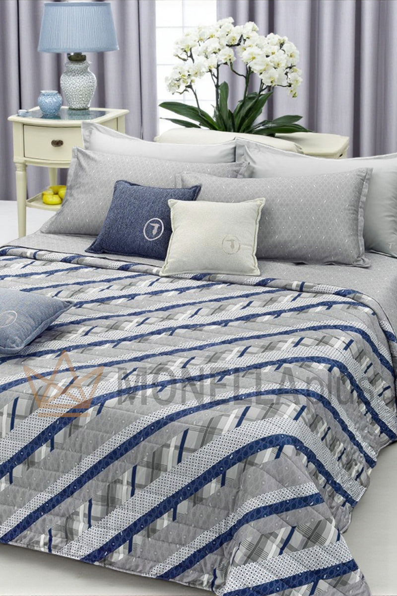 Conjunto de capa de edredão Spring Patch Trussardi